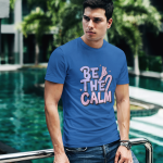 Be the Clam – 100% Cotton Regular Fit T-Shirt | Funny Calm Quote Tee