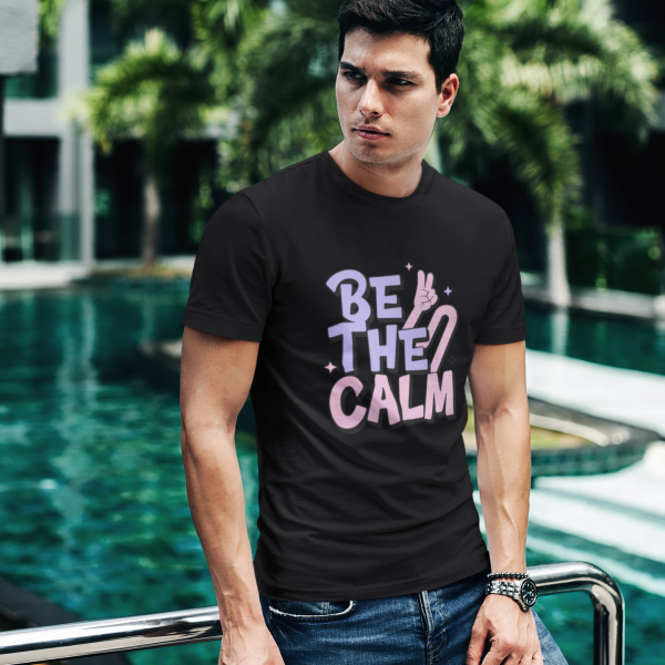 Be the Clam – 100% Cotton Regular Fit T-Shirt | Funny Calm Quote Tee
