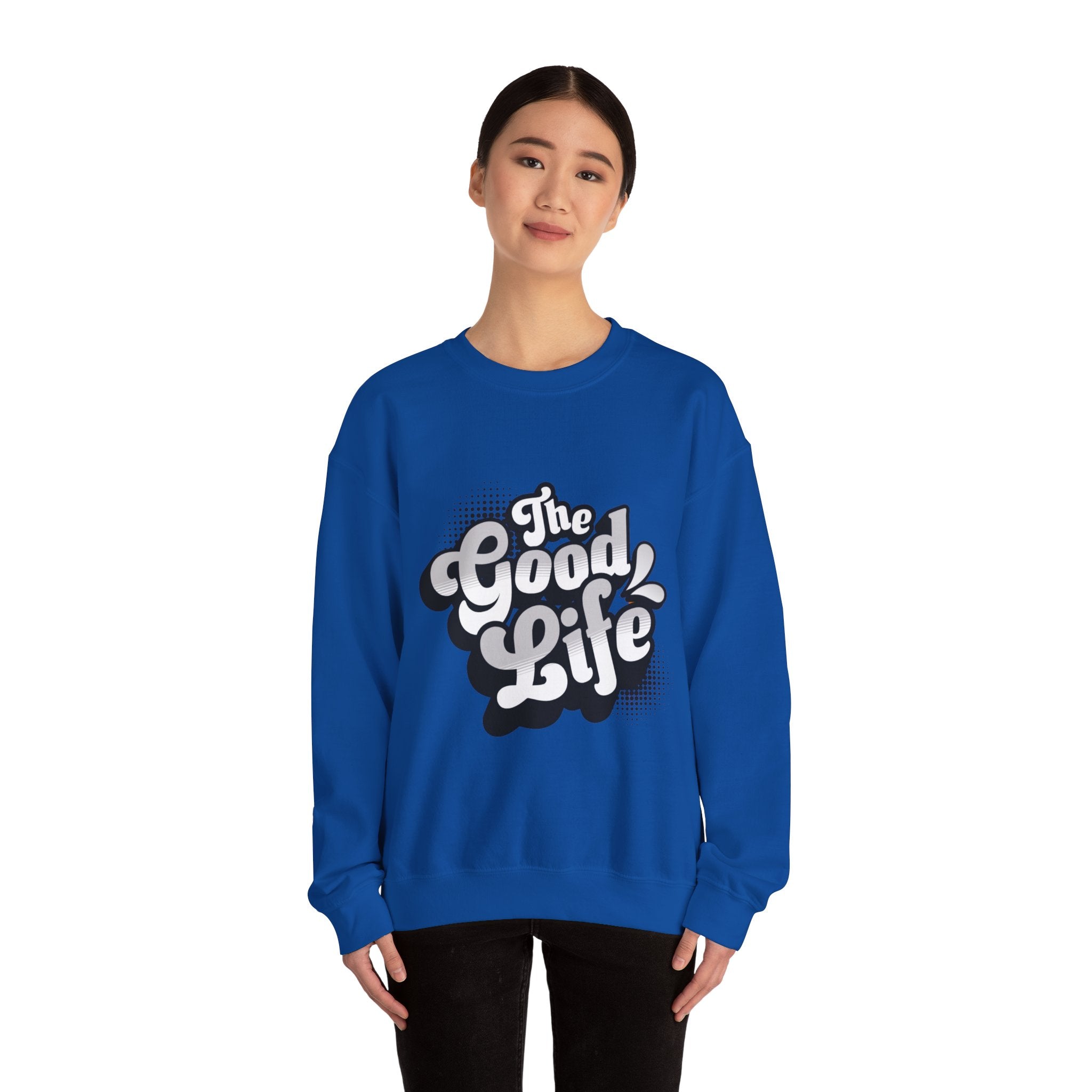 The Good Life Women's Heavy Blend™ Crewneck Sweatshirt - Funky Prints