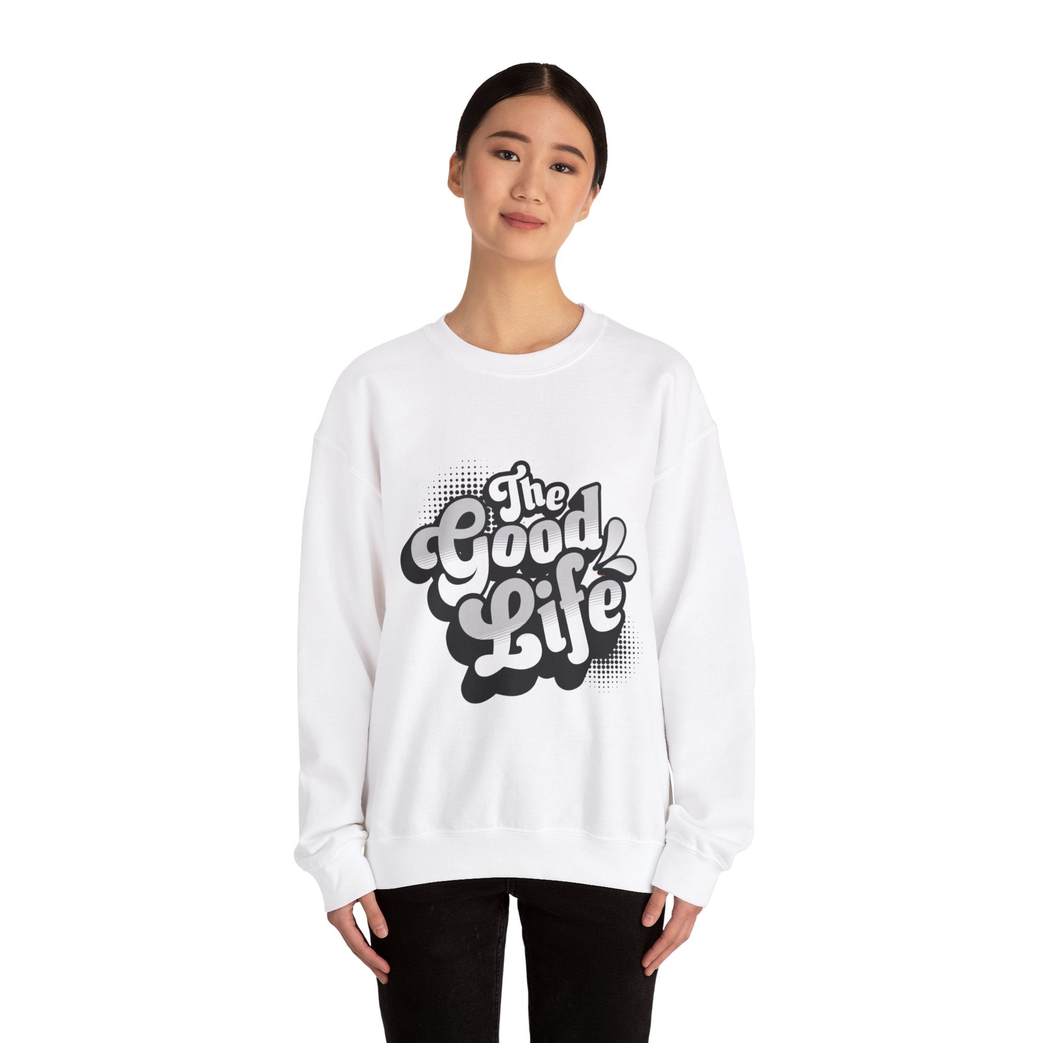 The Good Life Women's Heavy Blend™ Crewneck Sweatshirt - Funky Prints