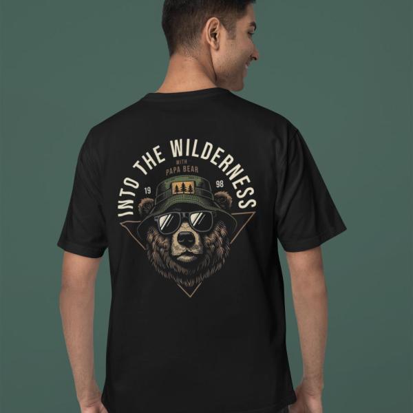 Into The Wilderness | 100% Cotton Round Neck Unisex T-Shirt