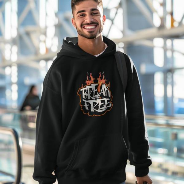 Break Free Daily | 100% Pure Cotton Unisex Hoodie