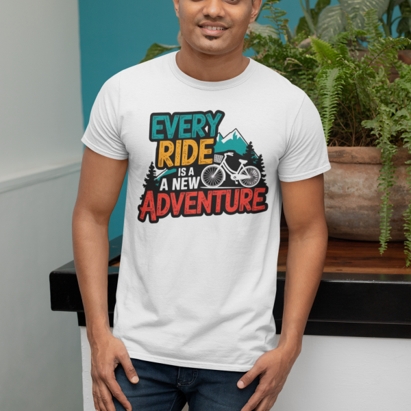 Every Ride Is A New Adventure – 100% Cotton Regular Fit T-Shirt