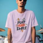 Play and Smile | 100% Cotton Unisex T-Shirt