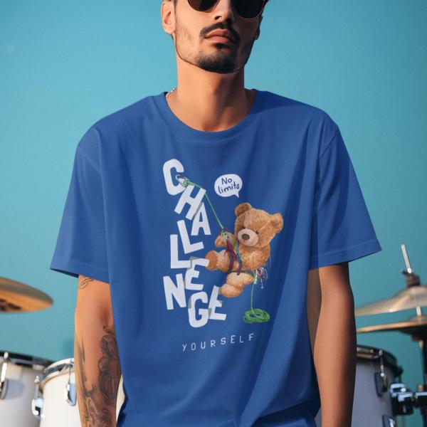 Challenge Yourself | 100% Cotton Oversized Unisex T-Shirt