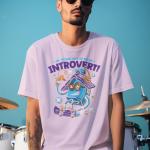 Introvert | 100% Cotton Oversized Unisex T-Shirt